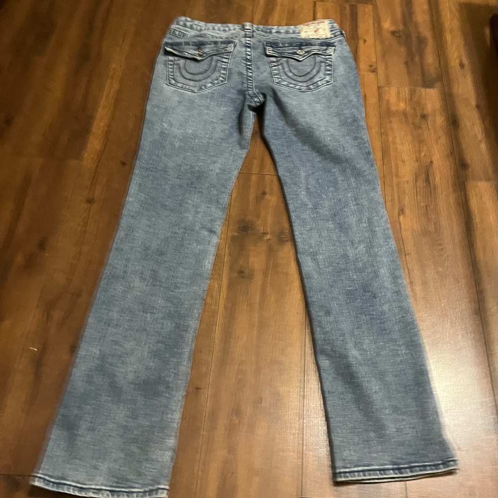 True Religion Women's Faded blue  Straight Leg Jeans - Picture 8 of 15